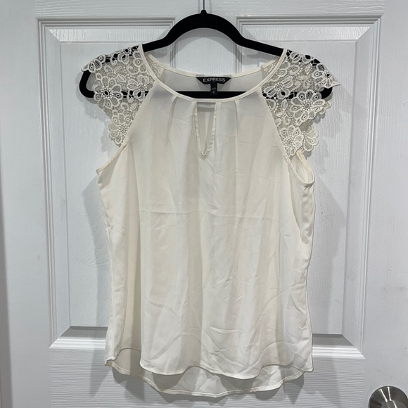 Express Womens XS dress tank top ivory - Picture 1 of 3